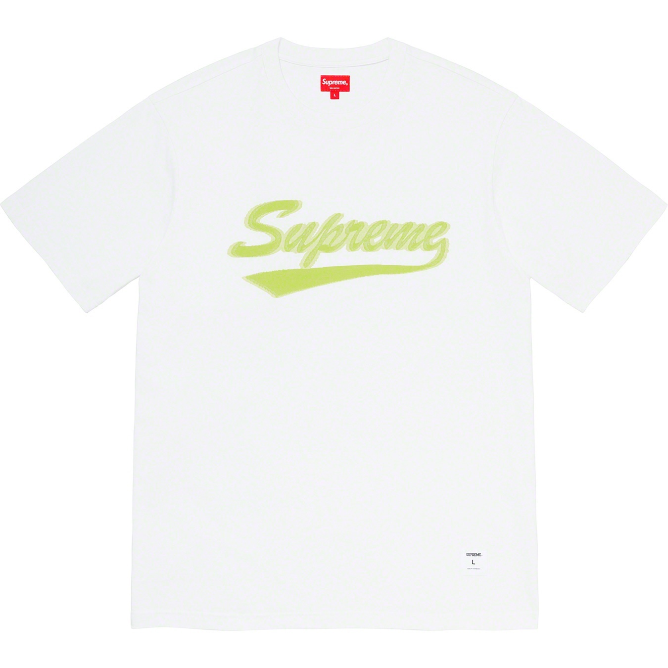 Intarsia Script S/S Top view 7